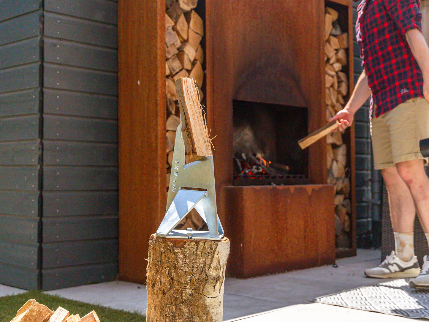 NO-AX WOOD CLEVER | GALVANIZED WITH HAMMER